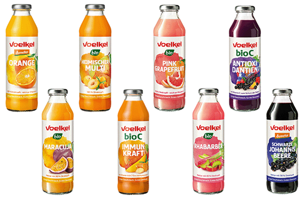 Produktfoto zu Fruchtsaft Mixkiste 8 x 0,5l