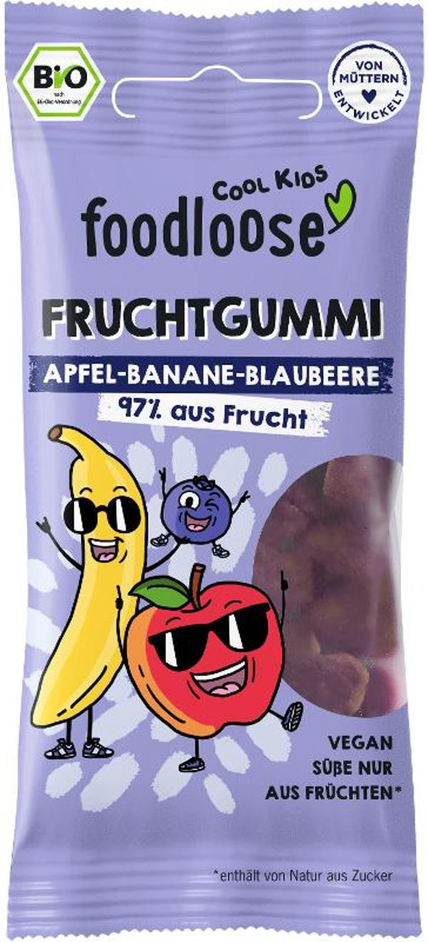 Produktfoto zu Fruchtgummi Banane Blaubeere 30g