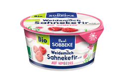 Produktfoto zu Sahnekefir Himbeere Weidemilch 150g