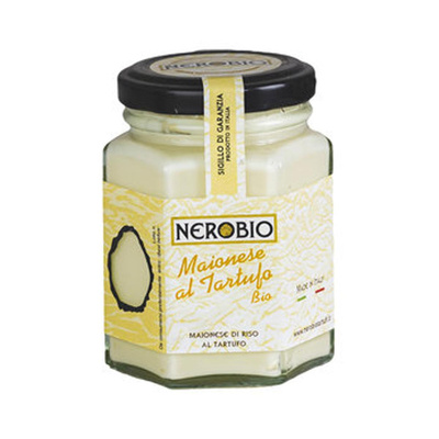 Produktfoto zu Maionese mit schwarzem Trüffel auf Reisbasis 100g