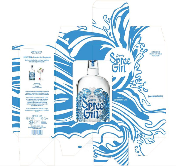 Produktfoto zu Spree Gin 42% Vol. 0,5l