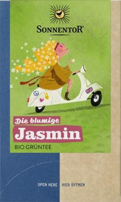 Produktfoto zu Der blumige Jasmin Tee 18x1,5g