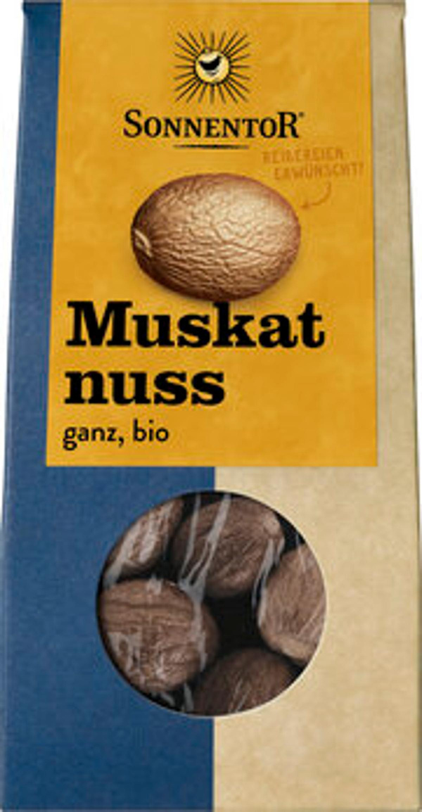 Produktfoto zu Muskatnüsse ganz 25g