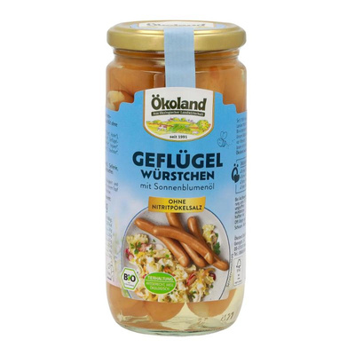 Produktfoto zu Geflügelwürstchen im Glas 180g
