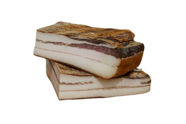 Produktfoto zu Durchwachsener Speck geräuchert und gepökelt, vom Hof Marienhöhe, ca. 200g