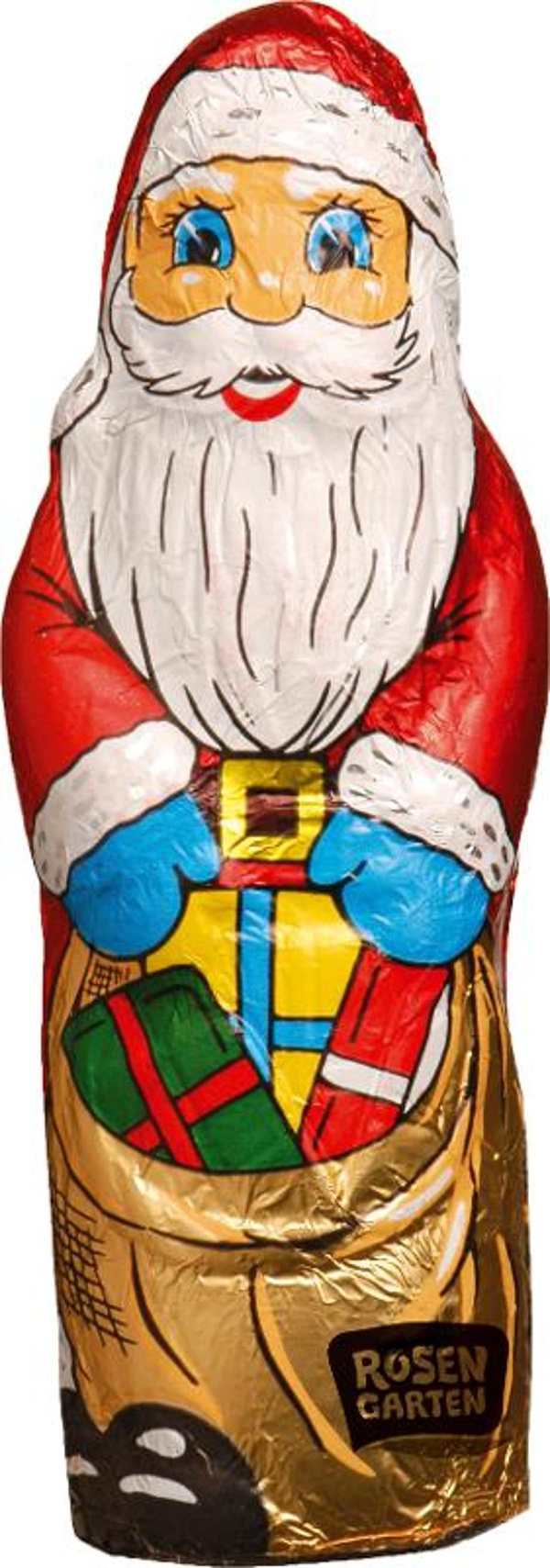 Produktfoto zu Weihnachtsmann Vollmilch in Stanniolpapier 50g