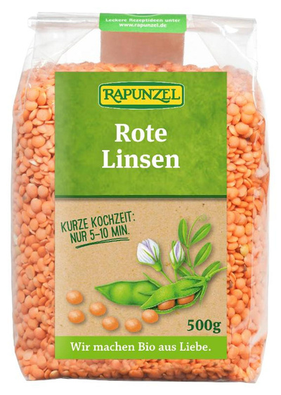 Produktfoto zu Rote Linsen 500g
