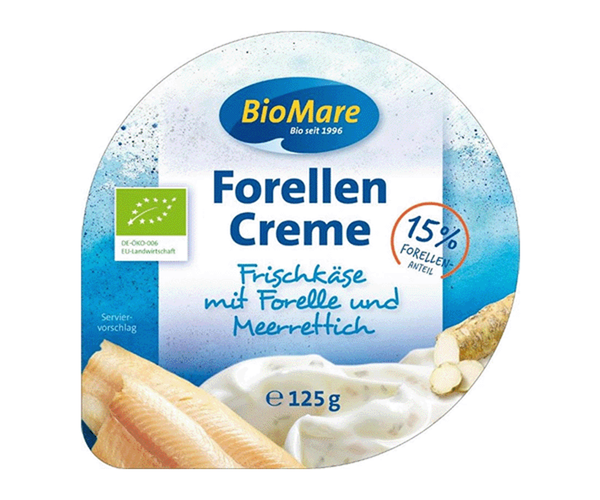 Produktfoto zu Frischcreme Forelle & Meerrettich 125g