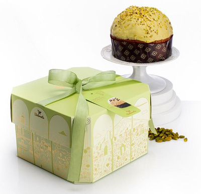 Produktfoto zu Pistazien-Panettone aus Sizilien 500g