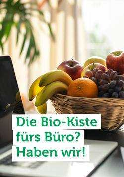 Produktfoto zu In unserem Geschäftskunden-Shop findest du ab sofort alles für den Büroalltag: frisches Obst, Bio-Snacks, Getränke und vieles mehr.