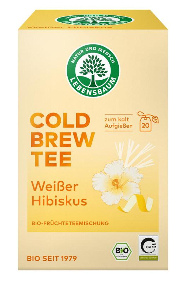 Produktfoto zu Cold Brew Weißer Hibiskus 20x2g