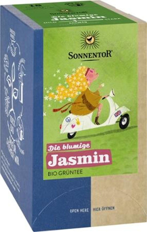 Produktfoto zu Der blumige Jasmin Tee 18x1,5g