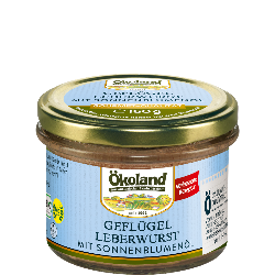 Produktfoto zu Gourmet Geflügel Leberwurst 160g