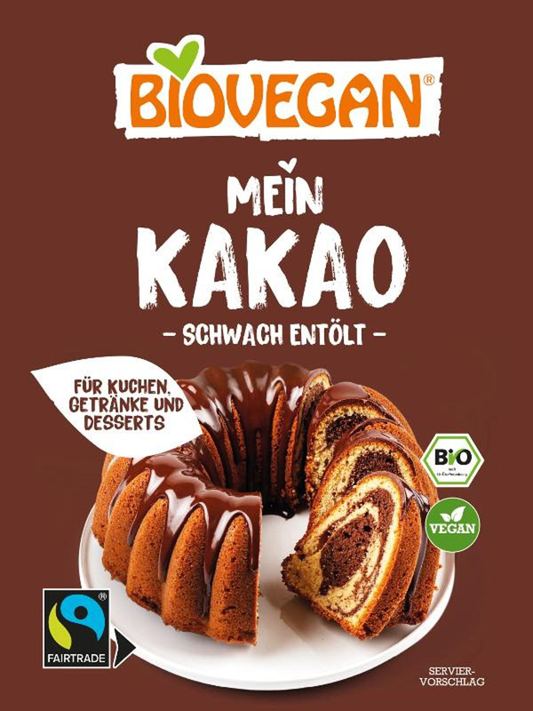 Produktfoto zu Mein Kakao schwach entölt Fairtrade 125g