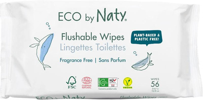 Produktfoto zu Feuchttücher Flushable 56Stk