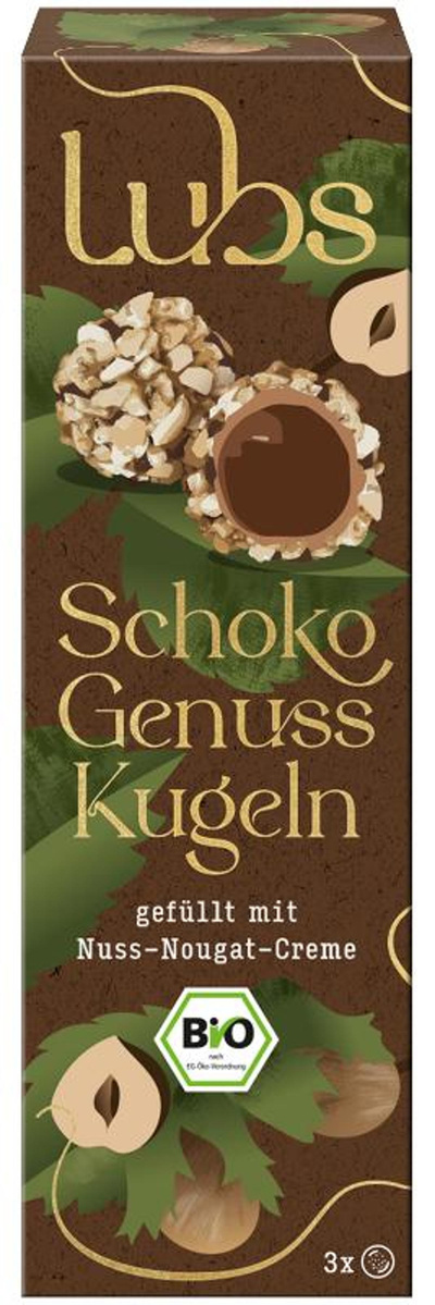 Produktfoto zu Schoko Genuss Kugeln mit Nuss Nougat Creme 45g