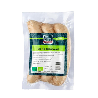 Produktfoto zu Rostbratwurst v. Rind 300g