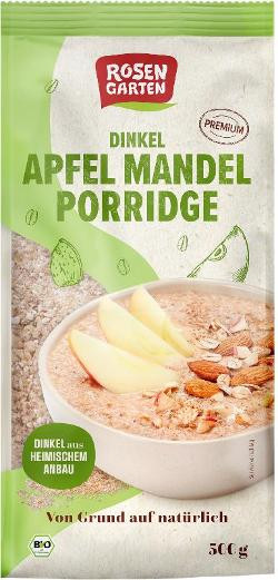 Produktfoto zu Dinkel Apfel Mandel Porridge ungesüßt 500g