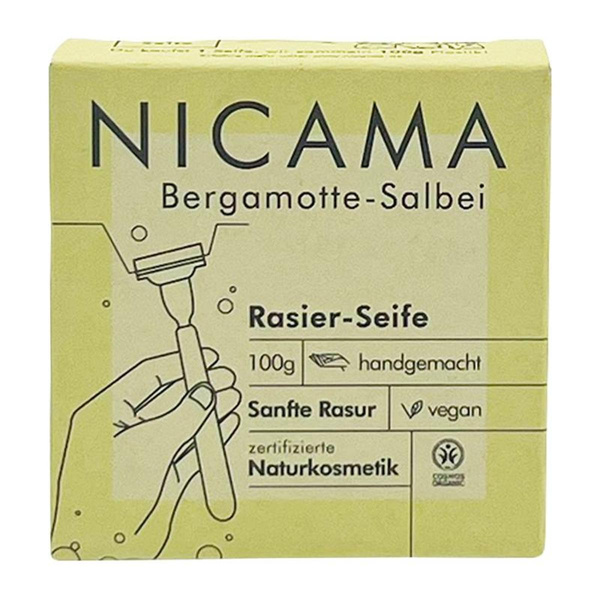 Produktfoto zu Rasierseife Bergamotte Salbei 100g
