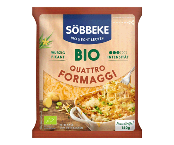 Produktfoto zu Gratinkäse Quattro Formaggi 140g