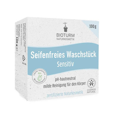Produktfoto zu Seifenfreies Waschstück sensitiv 100g
