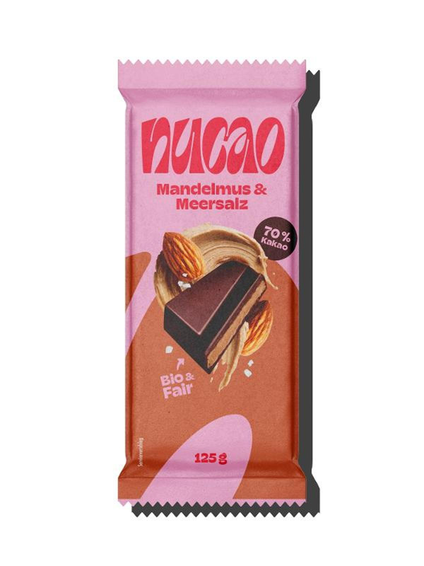 Produktfoto zu Schokoladentafel Almond Butter & Sea Salt 125g