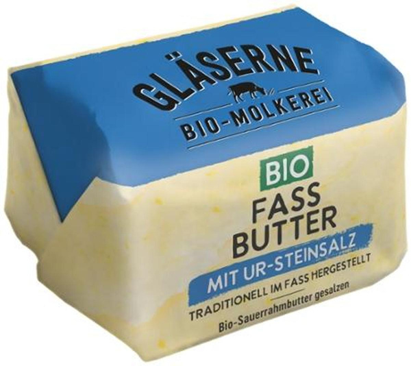 Produktfoto zu Fassbutter gesalzen Sauerrahm 250g