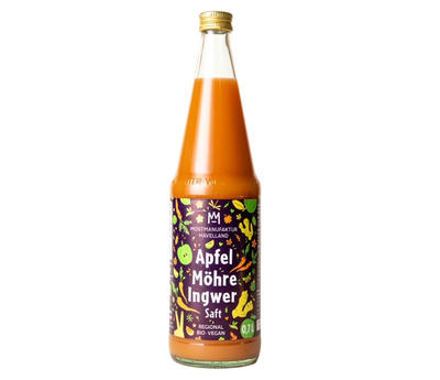Produktfoto zu Apfel Möhre Ingwer Saft 6 x 0,7l