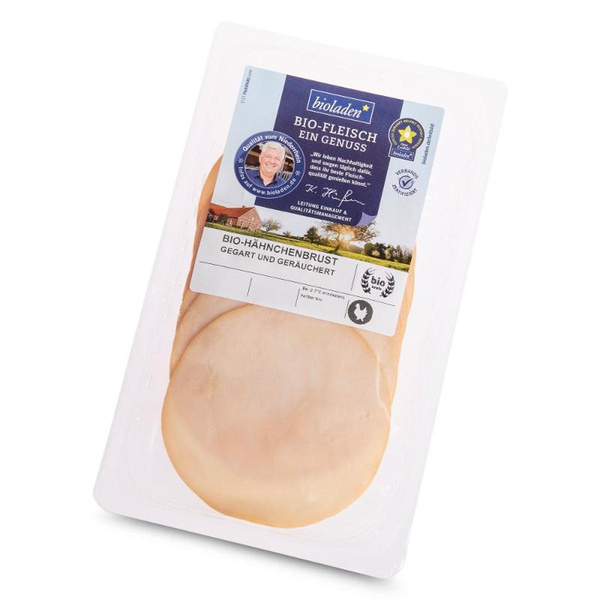 Produktfoto zu Hähnchenbrust gegart, geräuchert 80g