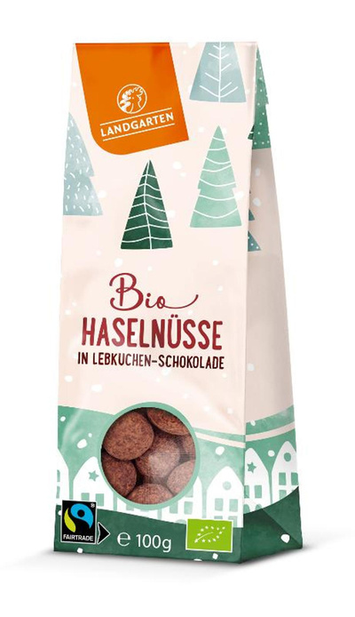 Produktfoto zu Haselnüsse in Lebkuchenschokolade 100g