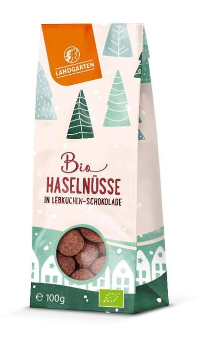 Produktfoto zu Haselnüsse in Lebkuchenschokolade 100g