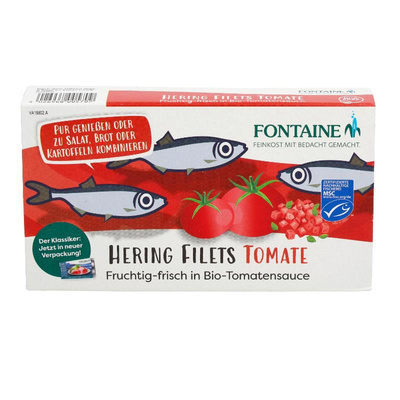 Produktfoto zu Heringfilets in Tomatencreme 200g