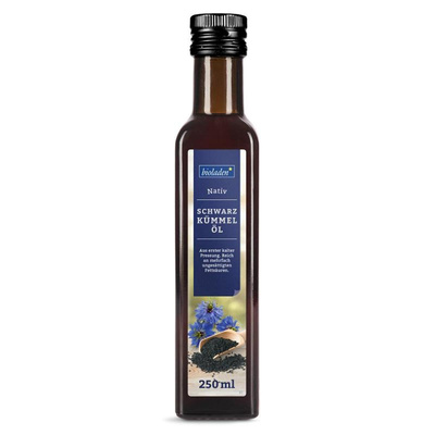 Produktfoto zu Schwarzkümmelöl nativ 250ml