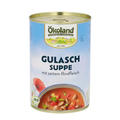 Produktfoto zu Gulaschsuppe mit Rindfleisch 400g