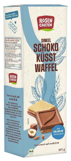 Produktfoto zu Schoko küsst Waffel Vollmilch 100g