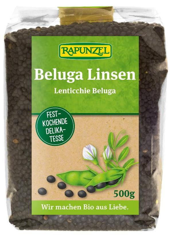 Produktfoto zu Beluga Linsen schwarz 500g