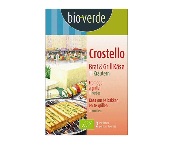 Produktfoto zu Crostello Brat- und Grillkäse mit Kräutern 2x100g