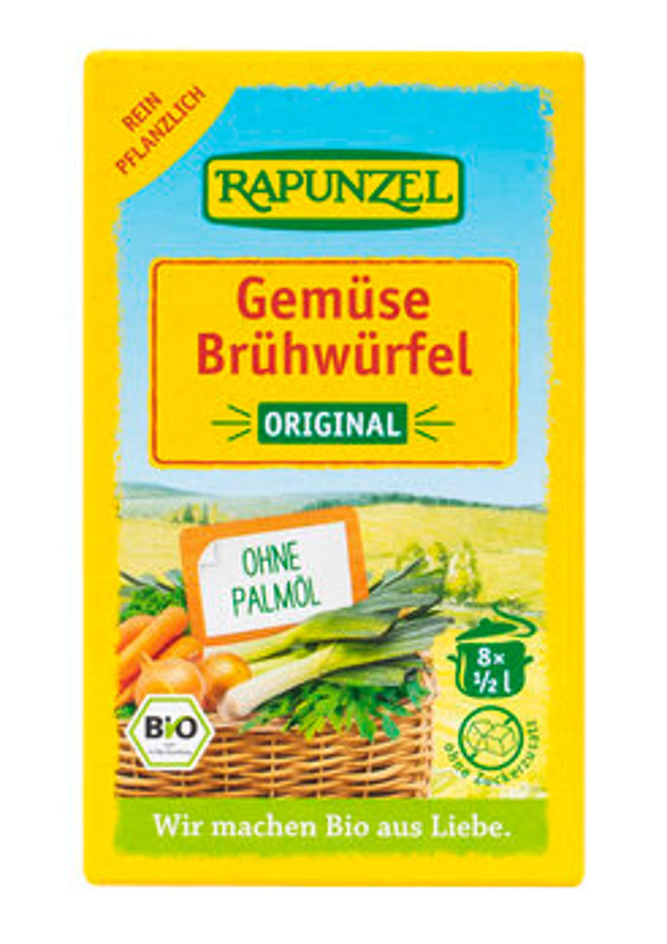 Produktfoto zu Gemüse Brühwürfel 8 x 0,5l