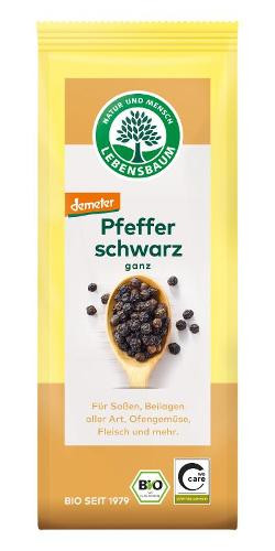 Produktfoto zu Pfeffer schwarz ganz 50g