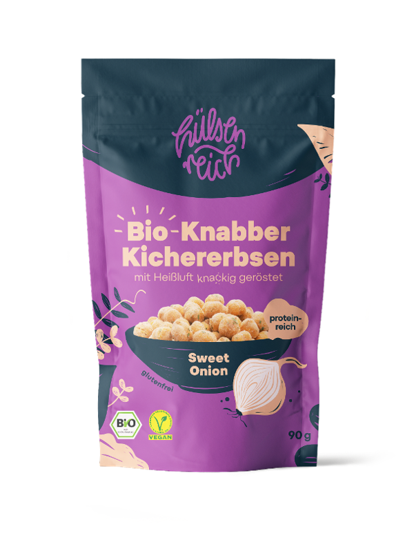 Produktfoto zu Geröstete Kichererbsen Sweet Onion 90g