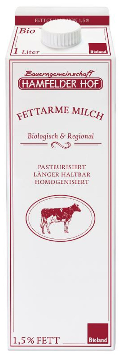 Produktfoto zu Weidemilch 1,5% 1L, Kuh & Kalb