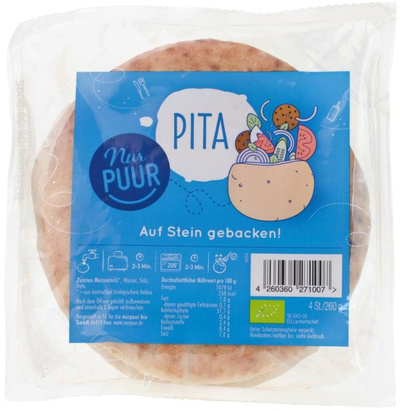Produktfoto zu Pita Taschen 4 Stück (260g)