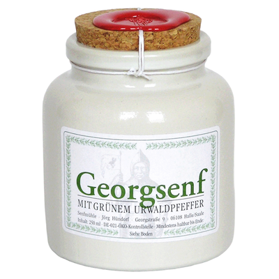 Produktfoto zu Georgsenf mit grünem Urwaldpfeffer 250ml