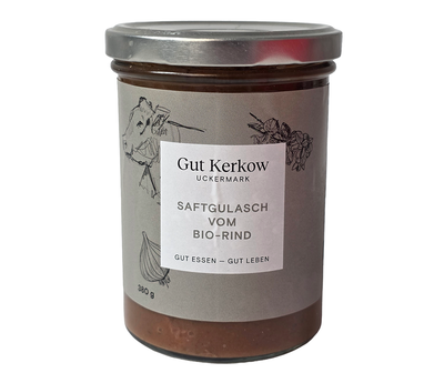 Produktfoto zu Rindersaftgulasch im Glas 380g