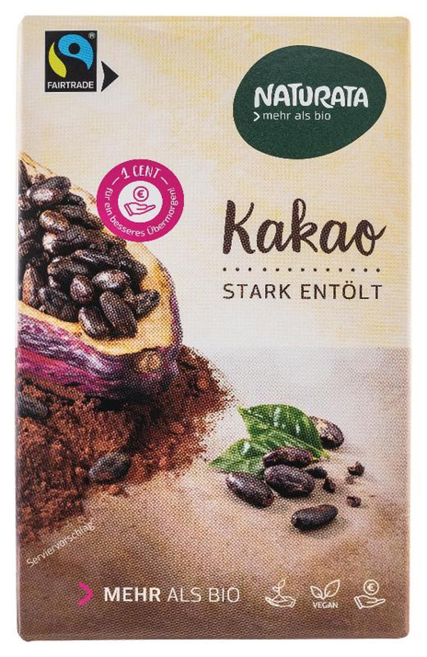 Produktfoto zu Kakao stark entölt 125g