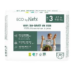 Produktfoto zu Eco by Naty Windel Gr.3 (4-9kg), 6x30 Stück