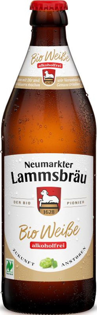 Produktfoto zu Lammsbräu Weisse alkoholfrei 10 x 0,5l