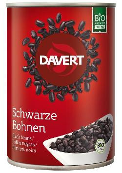 Produktfoto zu Davert Schwarze Bohnen 400g