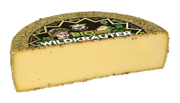 Produktfoto zu Baldauf Wildkräuterkäse  6-8 Wochen gereift