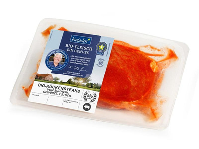 Produktfoto zu Rückensteak vom Schwein gewürzt ca. 200g